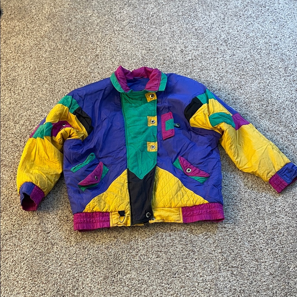 Colorful Women's Puffer Jacket